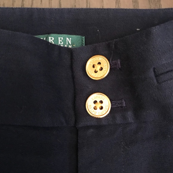 ⭐️ 2/$20 Ralph Lauren 10P Capris Navy Blue - Picture 4 of 5